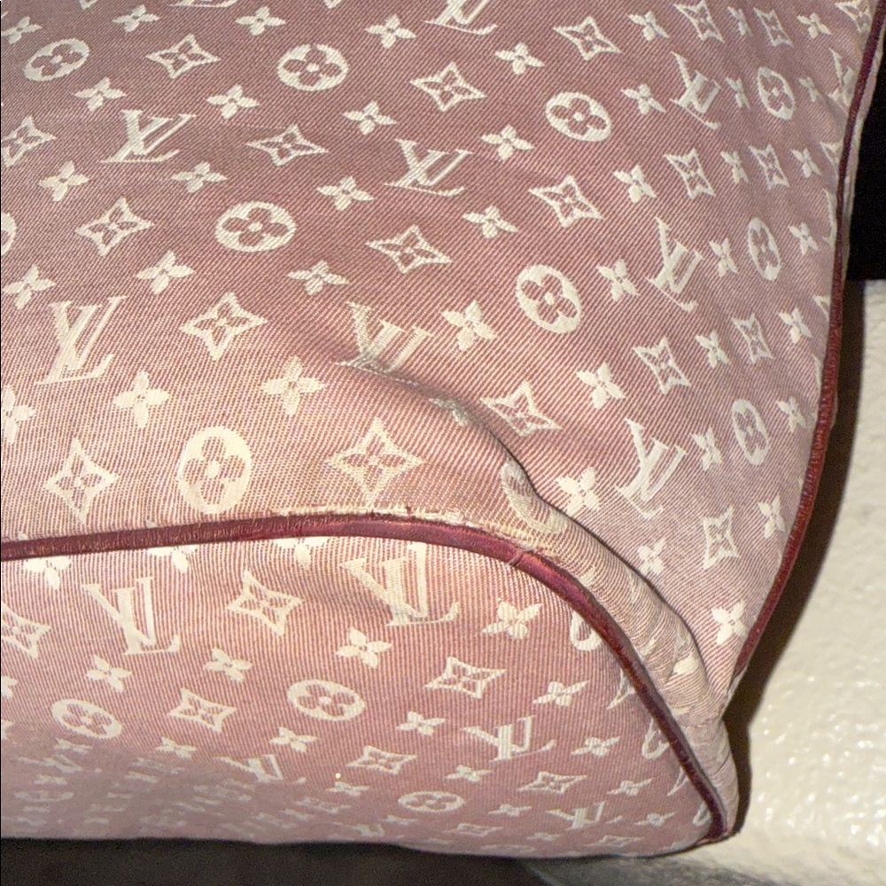 Louis Vuitton Pink & Brown mini Lin neverfull MM Monogram SEPHIA Tote IDYLLE - Picture 9 of 17
